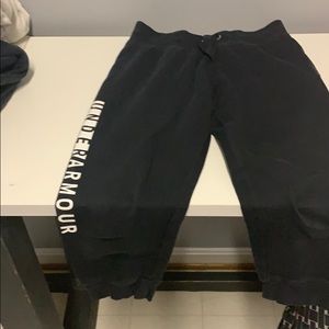 Ladies xs cropped joggers UA